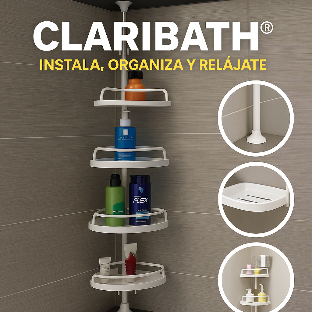 CLARIBATH® INSTALA, ORGANIZA Y RELAJATE