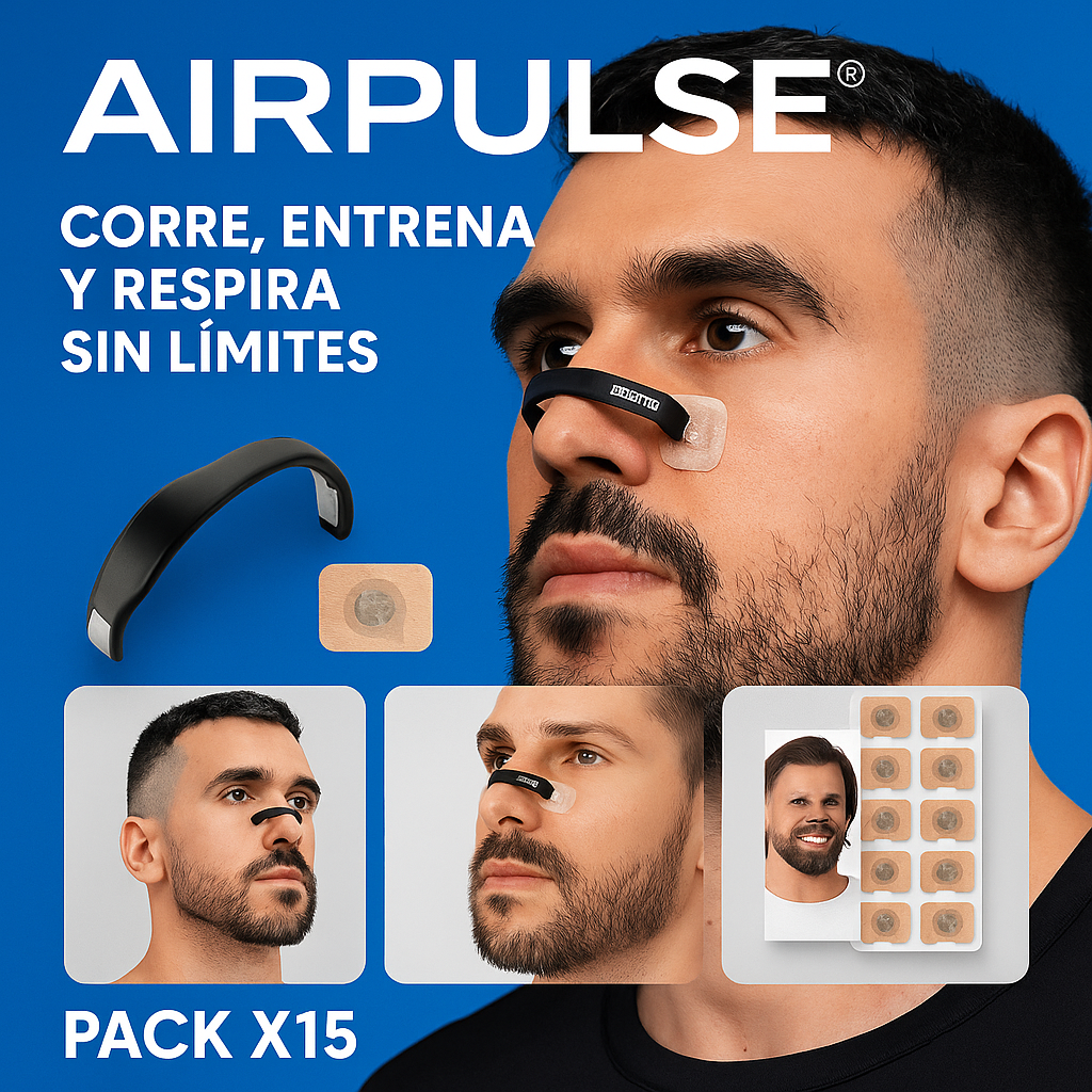 AIRPULSE PACK X15® CORRE, ENTRENA Y RESPIRA SIN LIMITES